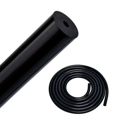 Picture of EVIL ENERGY 1/4 Windshield Washer Vacuum Hose Tubing Line Silicone 50FT 130PSI Max Pressure Black (6mm ID)