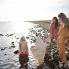Picture of mushie Baby Hooded Towel | Organic Cotton (Fall Yellow)