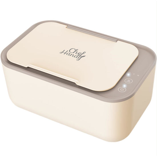 Picture of Baby Wipe Warmer, Wipe Warmer and Baby Wet Wipes Dispenser, 3 Mode Temp Control, Large Capacity, Evenly Overall Heating, Silence for Babies, Portable Diaper Wipe Warmer with Changing Light (Yellow)