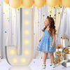 Picture of imprsv 3FT Marquee Letters, Marquee Light Up Letters Mosaic Light Up Letters for Birthday Baby Shower Wedding Engagement Party Backdrop Decor, Large Marquee Letters for Party Decorations, Letter J