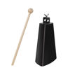 Picture of Soulmate Cowbell 7 inch Metal Steel Cow Bell Instrument Noise Makers Cowbell Hand Percussion Cow Bells with Handle Stick for Drumset