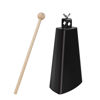 Picture of Soulmate Cowbell 8 inch Metal Steel Cow Bell Instrument Noise Makers Cowbell Hand Percussion Cow Bells with Handle Stick for Drumset