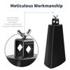 Picture of Soulmate Cowbell 8 inch Metal Steel Cow Bell Instrument Noise Makers Cowbell Hand Percussion Cow Bells with Handle Stick for Drumset