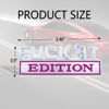Picture of Fuck IT Edition Emblem, Car Exterior Emblems Badge 3D Sticker Decal, Fuck-IT Edition Emblem 3D Fender Badge Decal, 3D Fender Badge Decal Car Truck Replacement, Fit for All Cars (Sliver Purple)