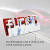 Picture of Fuck IT Edition Emblem, Car Exterior Emblems Badge 3D Sticker Decal, Fuck-IT Edition Emblem 3D Fender Badge Decal, 3D Fender Badge Decal Car Truck Replacement, Fit for All Cars (Red Black)