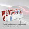 Picture of Fuck IT Edition Emblem, Car Exterior Emblems Badge 3D Sticker Decal, Fuck-IT Edition Emblem 3D Fender Badge Decal, 3D Fender Badge Decal Car Truck Replacement, Fit for All Cars (Red White)