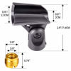 Picture of Universal Microphone Clip Holder with Nut Adapters 5/8" to 3/8",Black,5 Pack