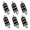 Picture of AUXLIGHT 211-2 212-2 578 569 214-2 41MM 1.61”Festoon Canbus Error Free LED Interior Light Bulbs Ultra Blue, Super Bright 6SMD Chips for Dome Map Door Courtesy License Plate Lights (Pack of 6)