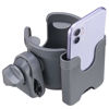 Picture of Suranew Adjustable Stroller Cup Holder with Phone Holder for Baby Stroller for Family Members, Gery