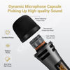 Picture of Wireless Microphones, TONOR UHF Handheld Cordless Dynamic Mic with Rechargeable Receiver, Microfonos Inalambricos Professional for Karaoke, Singing, Party, Wedding, DJ, Speech, Church 200ft TW310 Grey