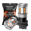Picture of SEALIGHT LED Turn Signal Bulb, 3157 LED Bulbs Amber Yellow, 600% Brighter 3156 3457A 4057 4157 LED Light Bulb for Front Rear Turn Signal Light, Blinker, DRL, Marker Parking Lights, Pack of 2