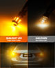 Picture of SEALIGHT LED Turn Signal Bulb, 3157 LED Bulbs Amber Yellow, 600% Brighter 3156 3457A 4057 4157 LED Light Bulb for Front Rear Turn Signal Light, Blinker, DRL, Marker Parking Lights, Pack of 2