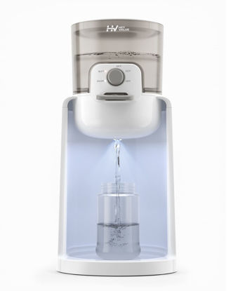 Picture of Water Warmer, HEYVALUE Baby Bottle Warmer, Formula Maker with Night Light, 4 Temperature Control & 72H Keep Warm, Detachable Tank, Instantly Dispenses Warm Water, Feed Baby More Easier and Healthier