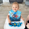 Picture of Bumkins Bibs for Girl or Boy, SuperBib Baby and Toddler 6-24 Months, Essential Must Have for Eating, Feeding, Baby Led Weaning Supplies, Mess Saving Catch Food, Fabric, 3-pk DC Comics Super Friends