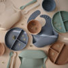 Picture of mushie Silicone Suction Plate | BPA-Free Non-Slip Design (Dried Thyme)