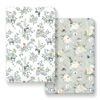 Picture of Pack n Play Sheets Fitted 2 Pack, Stretchy Ultra Soft Jersey Knit Pack and Play Sheets, Universal Fitted Portable/Mini Crib Mattresses Snug and Safe, Stylish Print