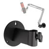 Picture of Wall Mount Boom Arm - Wall Mount Microphone Holder for Stand, Vertical Surface Mount and Freely Swiveling Metal Wall Mount Clip Suitable for Saves the Desk Space, Mic Stand Accessories by YOUSHARES