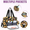 Picture of Tuwubi Diaper Bag Tote,Diaper Bag backpack with Pacifier Case Large Travel Diaper Tote for Mom and Dad Multifunction Large Baby Bag - Sunflower