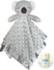 Picture of MOVEPAI Koala Security Blanket, 16" Soft Lovey Unisex Lovie Baby Gifts for Newborn Boys and Girls Snuggle Toy Stuffed Animal Grey