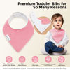 Picture of KiddyStar 5 Pack Bibs for Boys & Girls - Organic Cotton Baby Bibs, Bandana Bibs, Drool Bibs, Teething Bibs, Toddler Bibs