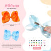Picture of Oaoleer 40 Colors 4 Inch Hair Bows Clips Grosgrain Ribbon Bows Hair Alligator Clips Hair Barrettes Hair Accessories for Girls Toddler Infants Kids Teens Children (4inch 40color)