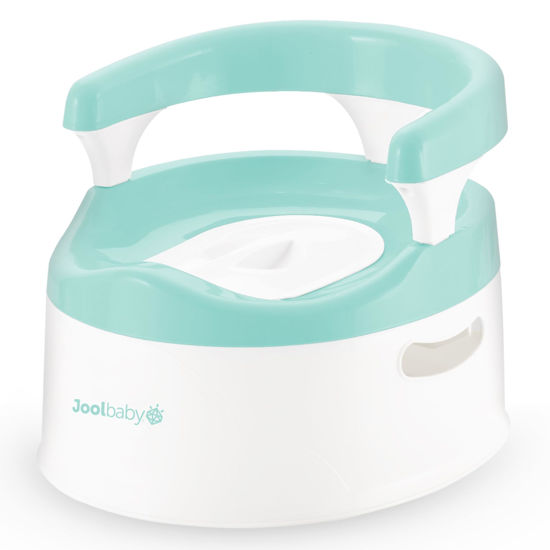 Picture of Jool Baby Potty Chair for Toddler Toilet Training - Splash Guard & Back Support (Aqua)