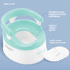 Picture of Jool Baby Potty Chair for Toddler Toilet Training - Splash Guard & Back Support (Aqua)