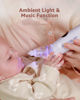 Picture of GROWNSY Nasal Aspirator for Baby | Baby Nose Sucker | Electric Nose Suction for Toddler, Ergonomic Booger Sucker with 3 Silicone Tips, Music & Light Soothing Function (Purple)