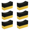 Picture of Unlorspy 6 Pcs Tire Applicator Dressing Shine Sponge, Tire Dressing Applicator Pads, Color Polishing Sponge for Car Glass, Painted Steel & Porcelain