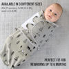 Picture of Mama Cheetah Preemie Swaddle Sack, Organic Swaddle Sleep Sacks for Preemies, Preemie Swaddle Blanket Wrap, Easy Swaddles for Premature Baby Boy Girl 4-7 lbs, Newborn Essentials, 3-Pack, Grey