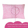 Picture of Little Sleepy Head Toddler Pillowcase 13 x 18-100% Cotton & Hypoallergenic (Pink Alphabet)