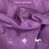 Picture of NTBAY Zippered Silk Satin Toddler Pillowcases - 2 Pack Hidden Zipper 13x18 Pillowcases - Luxury and Silky Baby Travel Pillow Covers, Purple