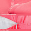 Picture of NTBAY Zippered Silk Satin Toddler Pillowcases - 2 Pack Hidden Zipper 13x18 Pillowcases - Luxury and Silky Baby Travel Pillow Covers, Coral Pink