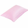 Picture of NTBAY Zippered Silk Satin Toddler Pillowcases - 2 Pack Hidden Zipper 13x18 Pillowcases - Luxury and Silky Baby Travel Pillow Covers, Light Pink