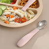 Picture of CoixFoam 8 Pieces Toddler Utensils, Toddler Safe Silverware Set With Food Grade Silicone Hanlde, 18/8 Stainless Steel, Perfect Length For New Self Feeders, Dishwasher Safe