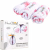 Picture of Mama Cheetah Preemie Swaddle Sack, Organic Swaddle Sleep Sacks for Preemies, Swaddle Blanket Wrap, Easy Swaddles for Premature Baby Girl 4-7 lbs, Newborn Essentials, 3-Pack, Cotton, Grey/Pink
