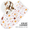 Picture of Mama Cheetah Baby Swaddle Sack, Organic Cotton Swaddle Blanket, Adjustable Swaddle Sleep Sacks, Easy Swaddles for Boy Girl 0-3 Month, Baby Essentials, 3-Pack, Sunshine & Rainbow