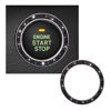 Picture of Kewucn Bling Crystal Double Rhinestone Car Engine Start Decoration Ring, Sparkling Push Start Button Sticker, Key Ignition & Knob Ring Decoration, Bling Car Interior Accessory (Black)
