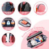 Picture of ISMGN Diaper Bag Backpack, Large Diaper Bag, Baby Bag, Multifunctional Diaper Bag, Pinkgray