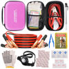 Picture of Valentines Day Gifts for Him, Roadside Assistance Emergency Kit Multipurpose Bag with Battery Jumper Cable Automotive Kit for Car, Vehicle, Truck or SUV for Men or Women, Valentines Day Gifts, Pink