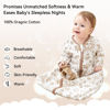 Picture of Unnivoll Baby Sleep Sack 18-24 Months 100% Cotton Long Sleeve Wearable Blanket Baby Sleep Bag with 2-Way Zipper 2 Pack 0.5 Tog Sleeping Sack for Newborn Infant
