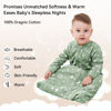 Picture of Unnivoll Baby Sleep Sack 0-6 Months 100% Cotton Long Sleeve Wearable Blanket Baby Sleep Bag with 2-Way Zipper 2 Pack 0.5 Tog Sleeping Sack for Newborn Infant