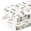 Picture of Pack n Play Sheets Fitted 2 Pack, Stretchy Ultra Soft Jersey Knit Pack and Play Sheets, Universal Fitted Portable/Mini Crib Mattresses Snug and Safe, Stylish Cars Print for Boys and Girls