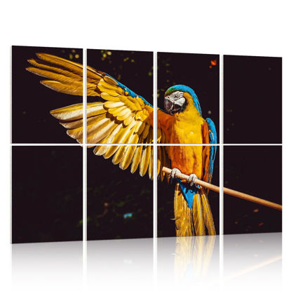 Picture of YPY Acoustic Panels Soundproof Wall Panels: Sound Absorbing Wall Art Soundproofing Panels Recording Studio Acoustical Treatments for Home Office 8 Pack 12x16
