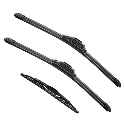 Picture of ANIKLUIM 28"+28" Wiper Blades with 16" Rear Wiper Blade Set Replacement for 1996-2007 Caravan Town & Country Windshield Wipers Original Factory Quality (Pack of 3)