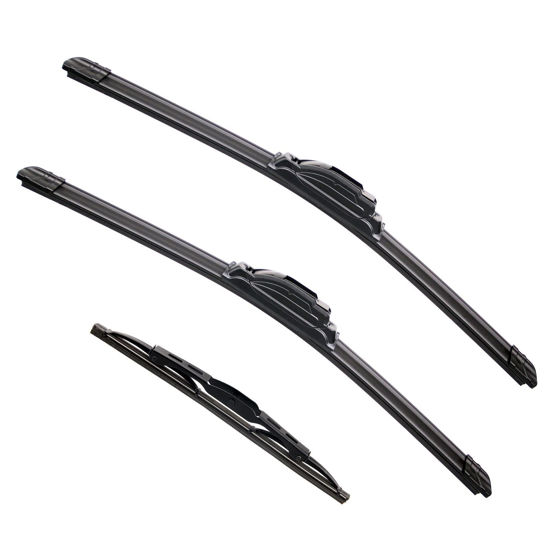 Picture of ANIKLUIM 28"+28" Wiper Blades with 16" Rear Wiper Blade Set Replacement for 1996-2007 Caravan Town & Country Windshield Wipers Original Factory Quality (Pack of 3)