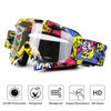 Picture of JAMIEWIN Motocross Goggles ATV Dirt Bike Motorcycle UTV MX OTG Offroad Riding Goggles Anti UV Dustproof Anti Fog Racing Skiing Goggles for Men Women Youth Kids