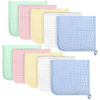 Picture of AIDEA Burp Cloths and Washcloths for Baby, Absorbent Cotton Muslin Baby Towels, Large Soft Breathable Newborn Essentials for Boys and Girls, Newborn Essentials, 10 Pack, 20"x10"