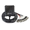 Picture of PRORECK 8-Channel Low Profile XLR Send Circuit Board Snake Cables, XLR Splitter Cable for Live, Recording, Stage, Studio, 50 Feet Long