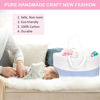 Picture of ABenkle X-Large Diaper Caddy Organizer, Cotton Rope Nursery Baby Basket, Changing Table Organizer for Baby Diaper Storage, Diaper Nursery Storage Bin for Baby Stuff, Baby Shower Gifts for Boys, Blue